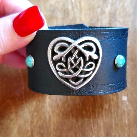 𝅺copy - Leather Handmade Cuffs and Bracelets - Picture 1 of 11